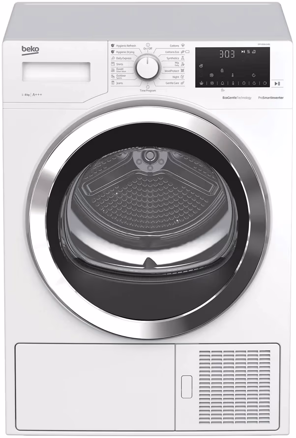 Masina de uscat rufe Beko DPY8506GXB1, 8 kg, A+++ 