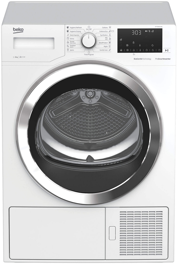 Masina de uscat rufe Beko DPY8506GXB1 / 8 kg / A+++ / Alb photo 1