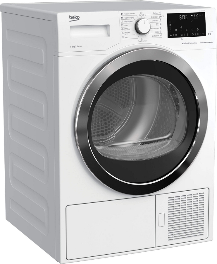 Masina de uscat rufe Beko DPY8506GXB1 / 8 kg / A+++ / Alb photo 2