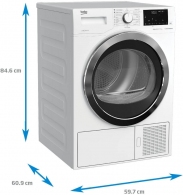 Masina de uscat rufe Beko DPY8506GXB1, 8 kg, A+++ thumbnav 4