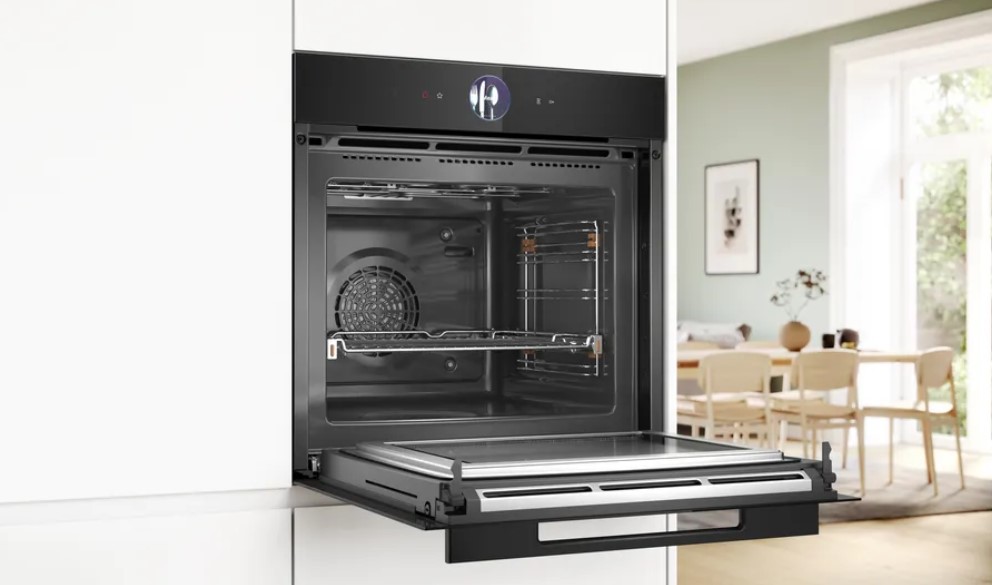 Встраиваемый дух. шкаф с микроволной печью Bosch HMG976KB1 / 67 л. / A / Черный photo 4