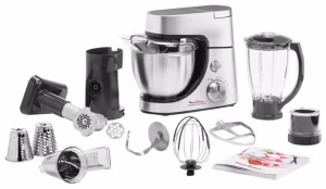 Кухонный комбайн Moulinex QA503DB1, 6 скоростей, Серебристый