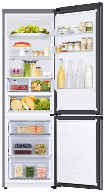 Frigider cu doua usi Samsung RB36T674FB1 / 360 l / 193.5 cm / A+ / Gri photo 3