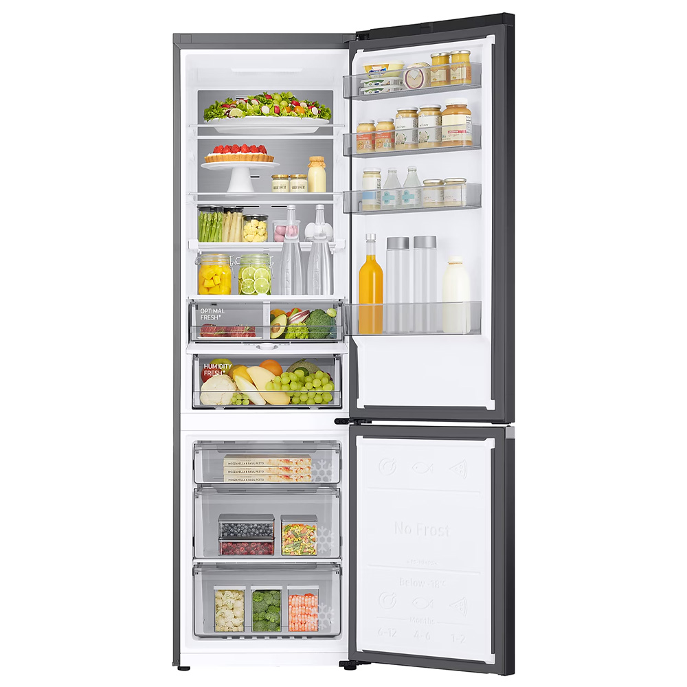 Холодильник двухдверный Samsung RB38C774DB1/EF / 390 л / 203 см / D / Графит photo 2
