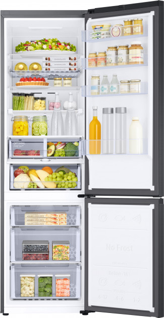 Frigider cu doua usi Samsung RB38T676FB1 / 385 l / 203 cm / A+ / Negru photo 4