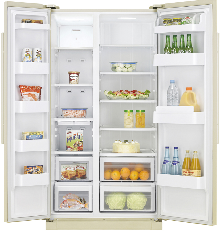 Frigider Side-by-Side Samsung RSA1SHVB1 / 540 l / 179 cm / A+ / Bej photo 2