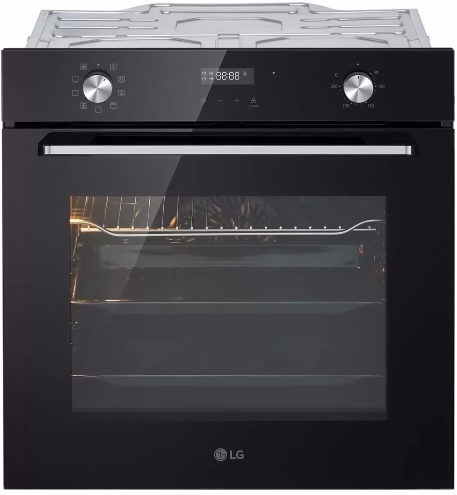 Встраиваемый духовой шкаф LG WSEZ7213B1, 72 л, A, Черный 