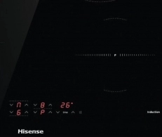 Встраиваемая индукционная панель Hisense I6433CB7, 4 конфорок, Черный