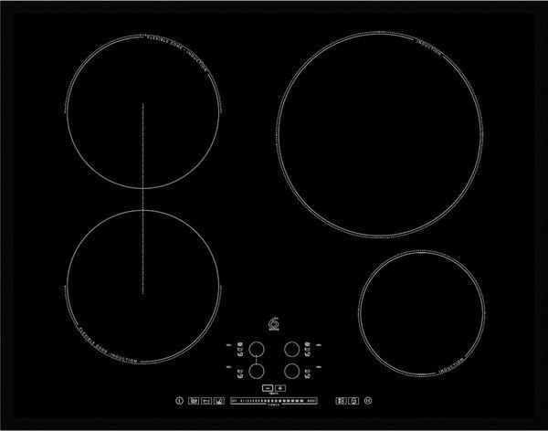 Встраиваемая индукционная панель Whirlpool ACM751BA photo 1 Встраиваемая индукционная панель Whirlpool ACM751BA photo 1
