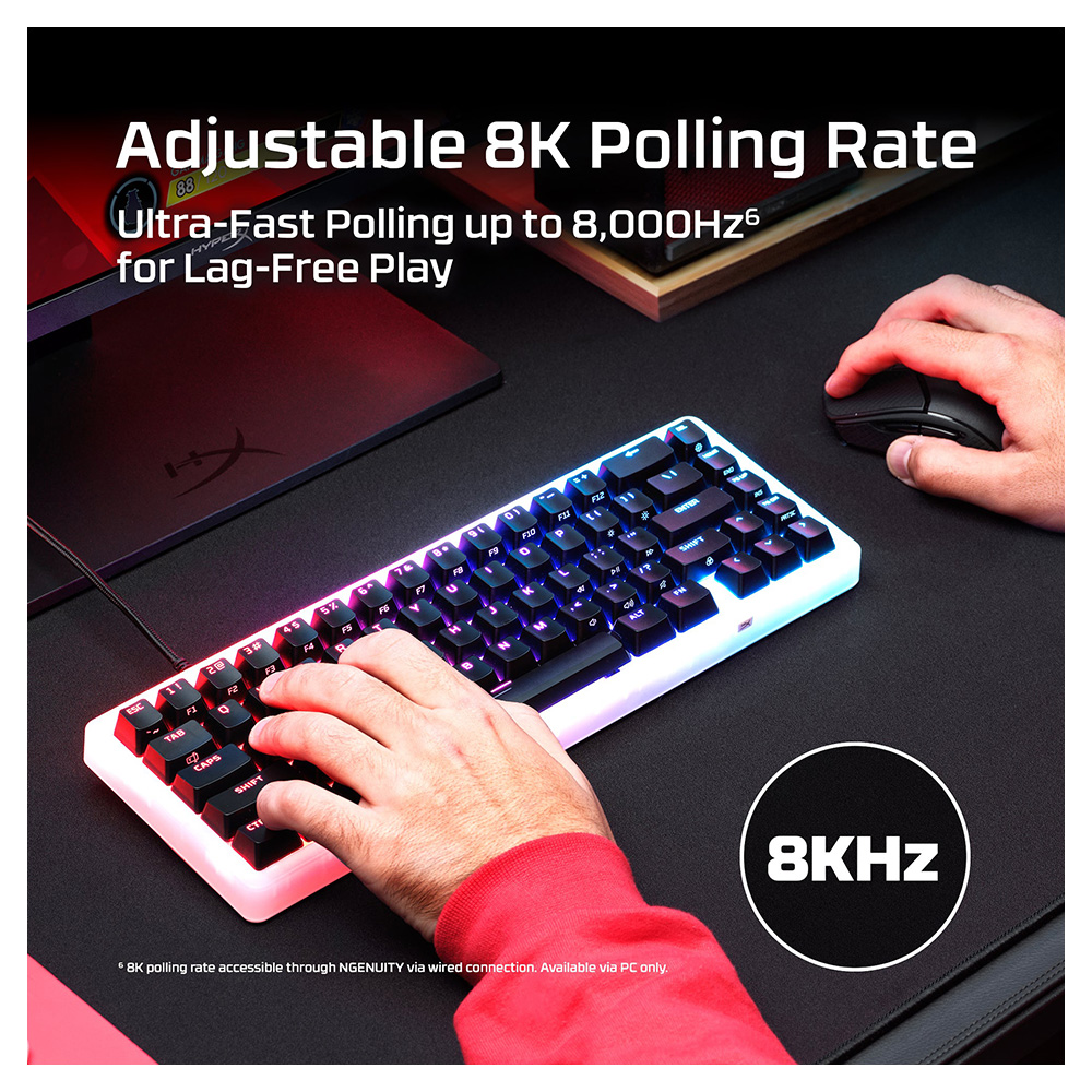 Tastatura cu fir HyperX Alloy Origins 2 PRO 65 Magnetic Gaming Keyboard (US Layout), Black, BN7S3AA#ABA photo 7