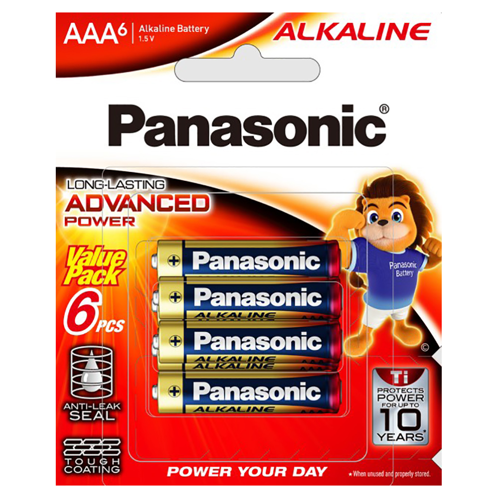 Батарейка Panasonic LR03T/6BA photo 1 Батарейка Panasonic LR03T/6BA photo 1