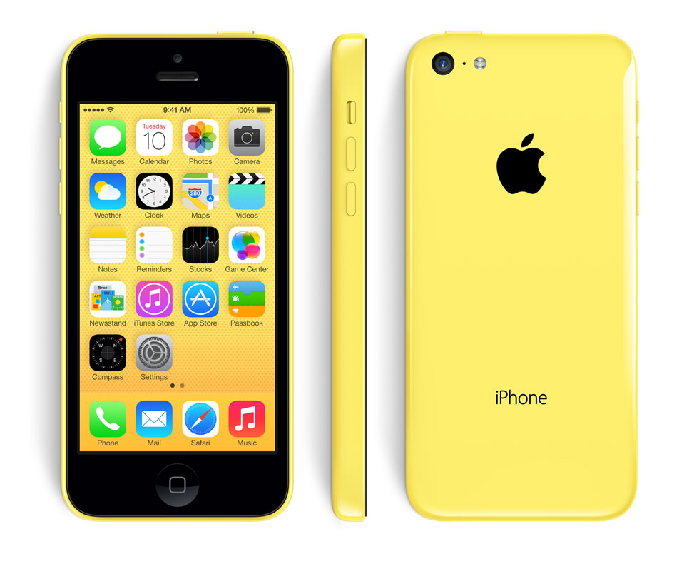 Smartphone Apple iPhone 5C / '' / 1 GB / 16 GB / Galben photo 1