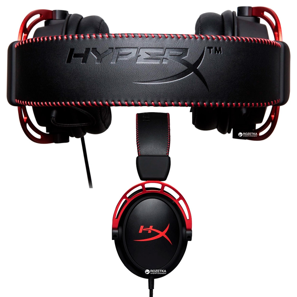 Наушники HyperX Cloud Alpha Черный с красным Проводные / Игровой / Черный с красным photo 7