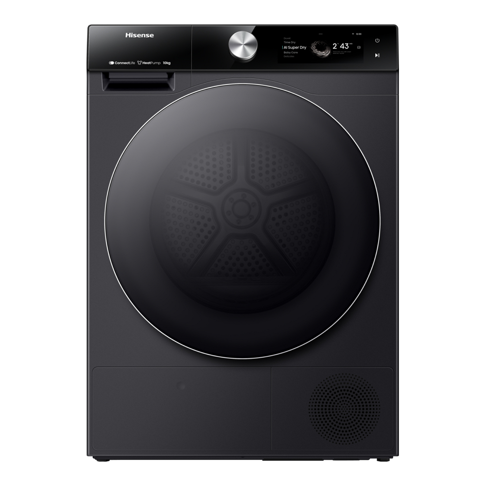 Сушильная машина Hisense DH7S107BB / 10 кг / A+++ / Черный photo 1