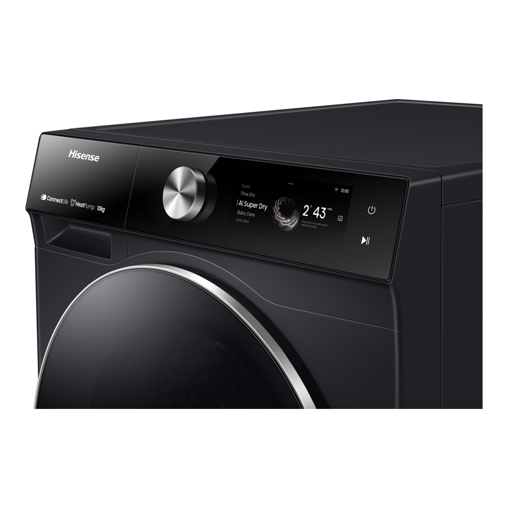 Сушильная машина Hisense DH7S107BB / 10 кг / A+++ / Черный photo 3