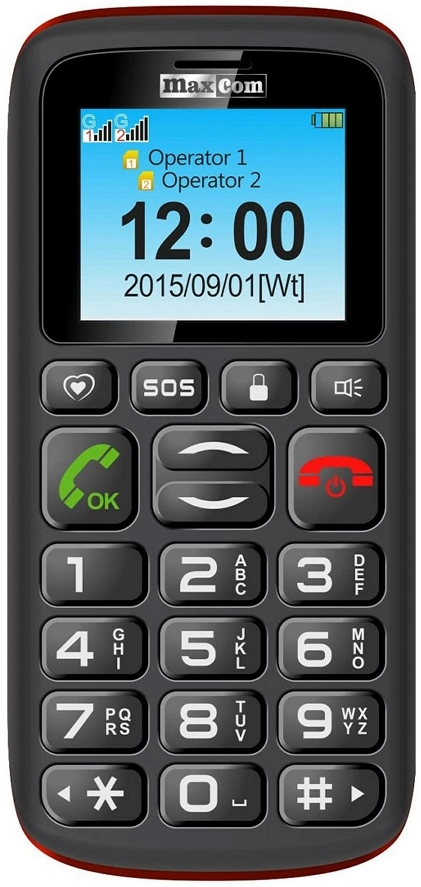 Кнопочный телефон Maxcom MM428BB