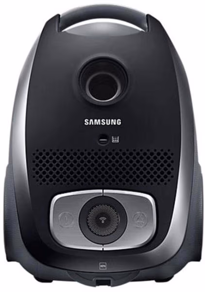 Aspirator cu sac Samsung VC07UHNJGBB, 750 W, 76 dB, Negru 
