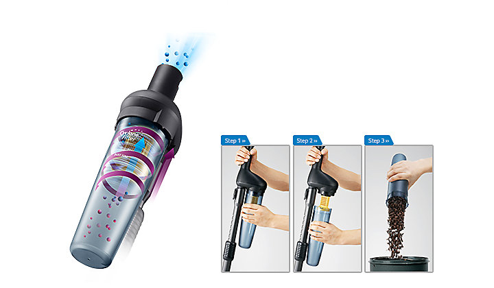 Aspirator cu sac Samsung VC07UHNJGBB / 750W / Negru photo 6