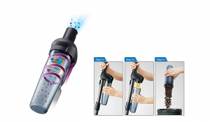 Aspirator cu sac Samsung VC07UHNJGBB, 750 W, 76 dB, Negru thumbnav 6