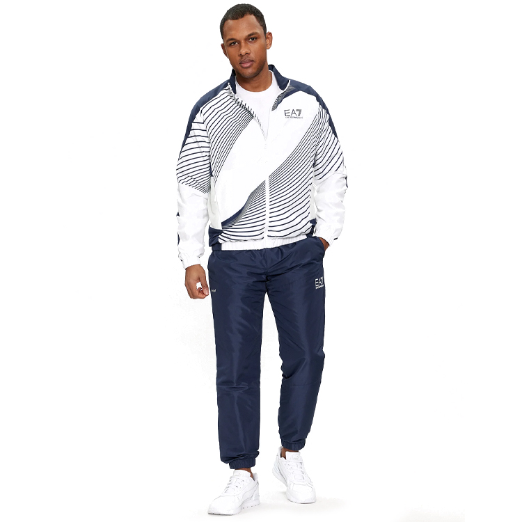 Trening pt Barbati EA7 EMPORIO ARMANI TUTA SPORTIVA S Alb-Albastru photo 2