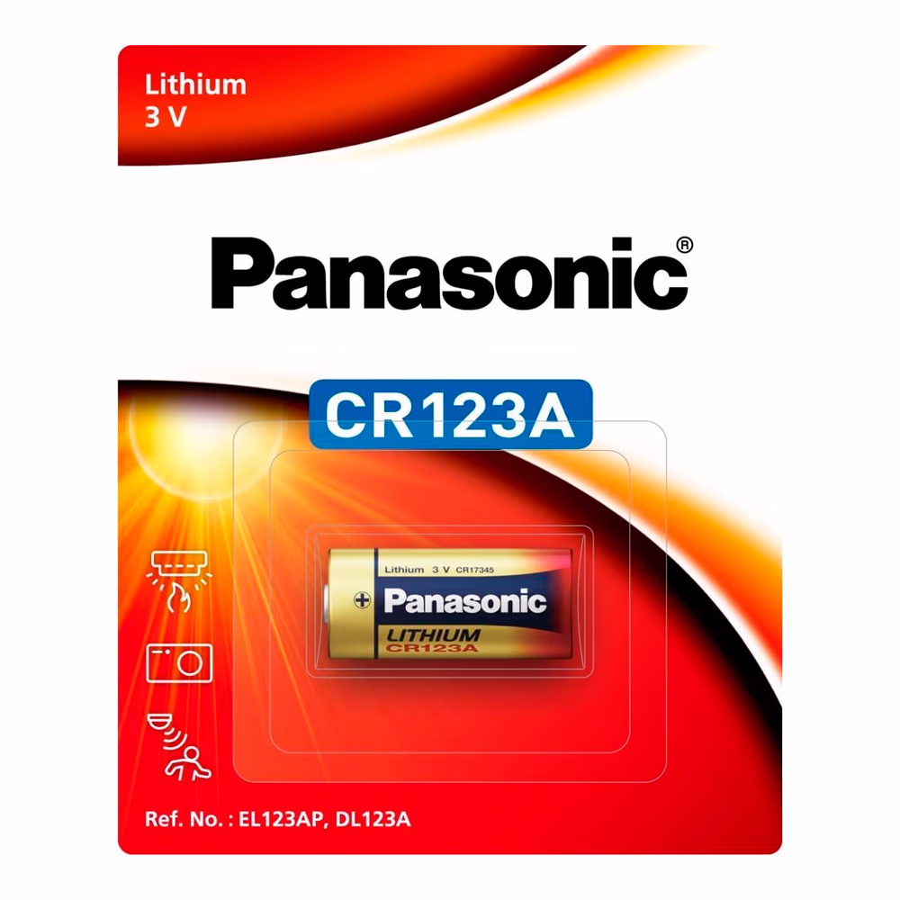 Baterie Panasonic Lithium CR-123AW/1BE