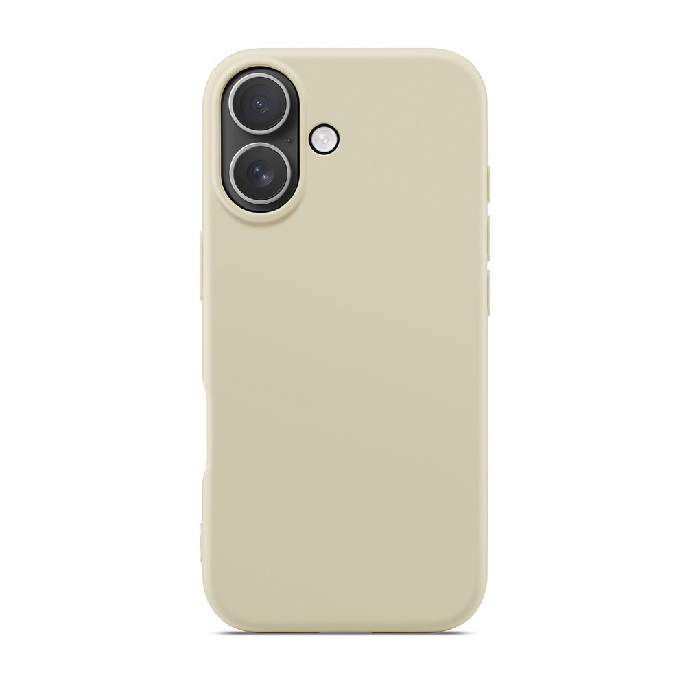 Чехол WOO Liquid Silicone iPhone 17, Beige photo 1 Чехол WOO Liquid Silicone iPhone 17, Beige photo 1