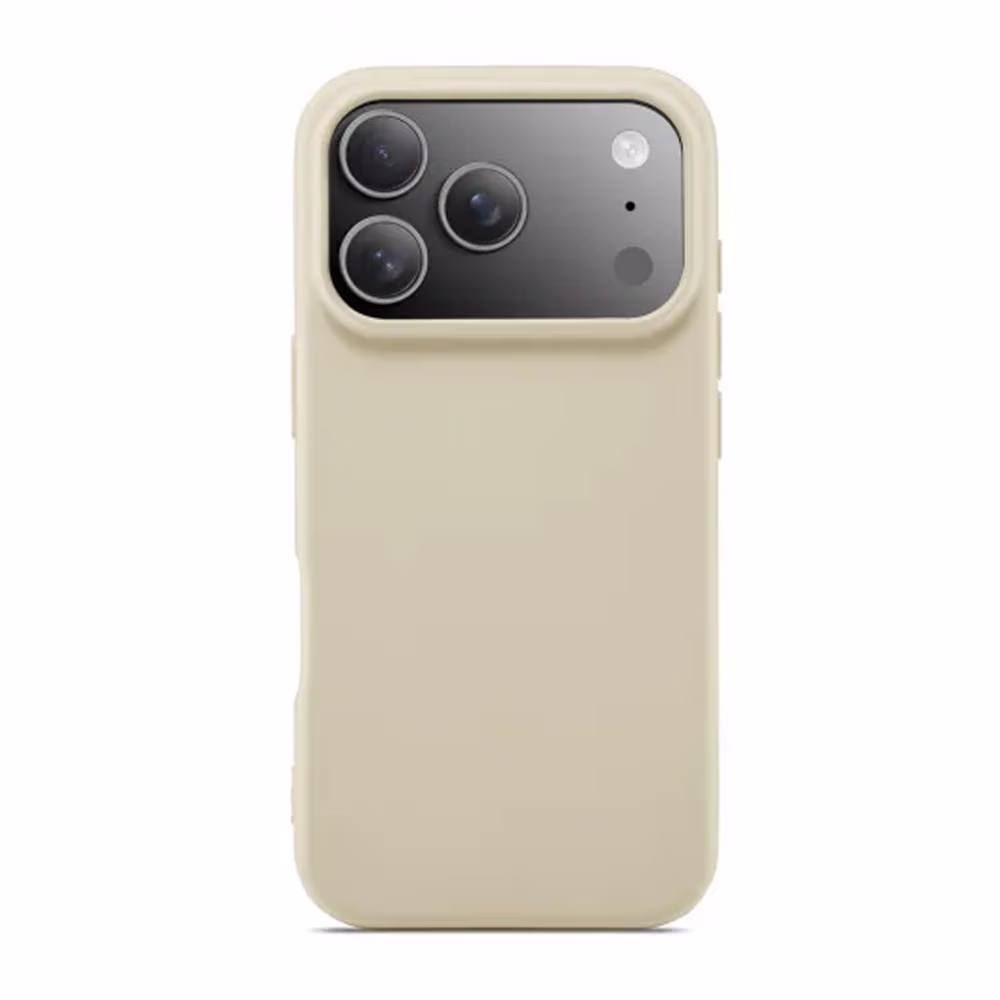 Чехол WOO Liquid Silicone iPhone 17 Pro Max, Beige