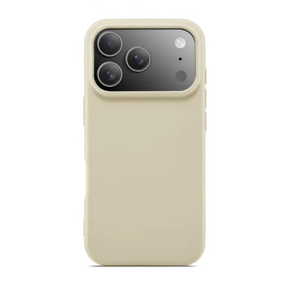 Чехол WOO Liquid Silicone iPhone 17 Pro Max, Beige photo 1