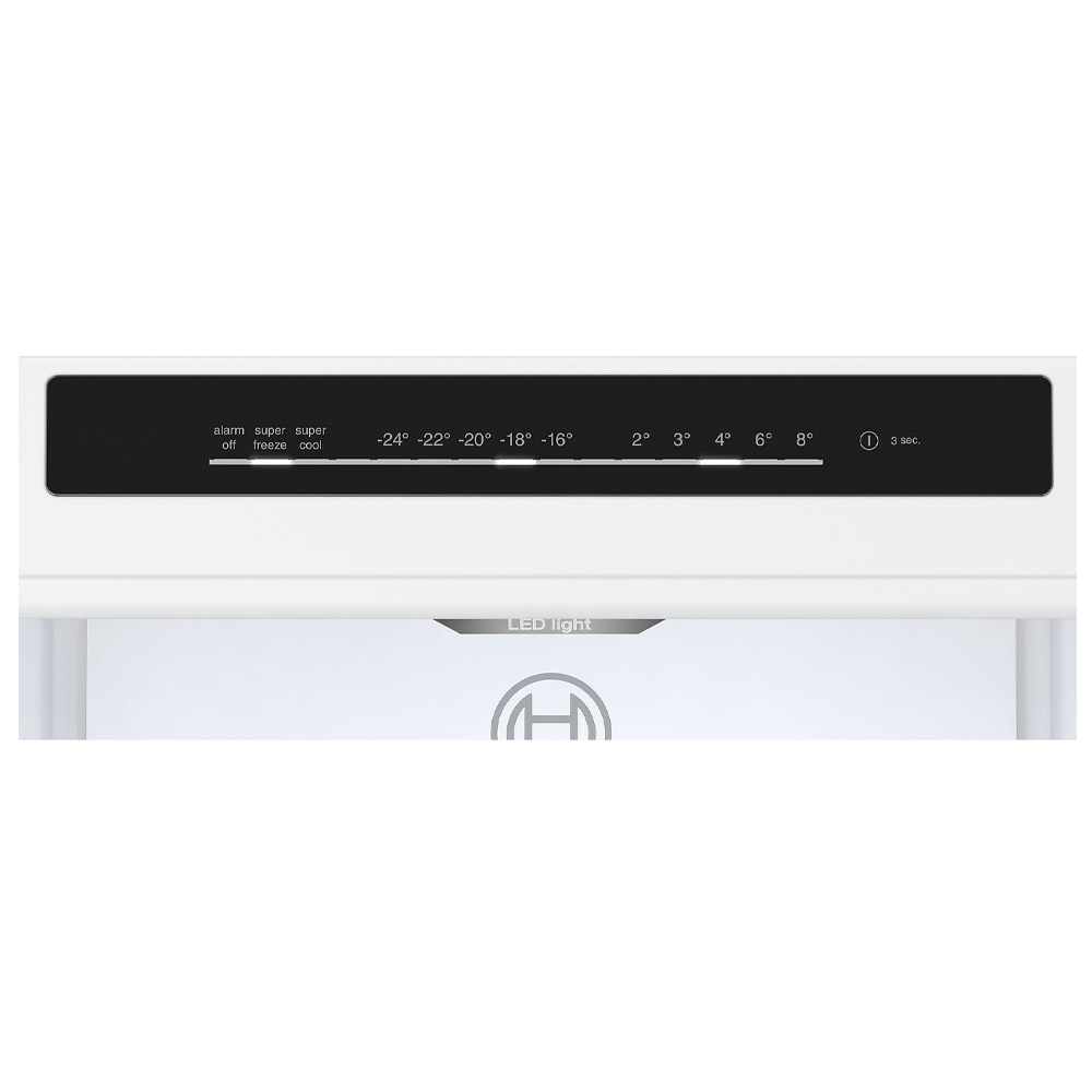 Холодильник двухдверный Bosch KGN362LBF / 321 л / 186 см / B / Серый photo 3