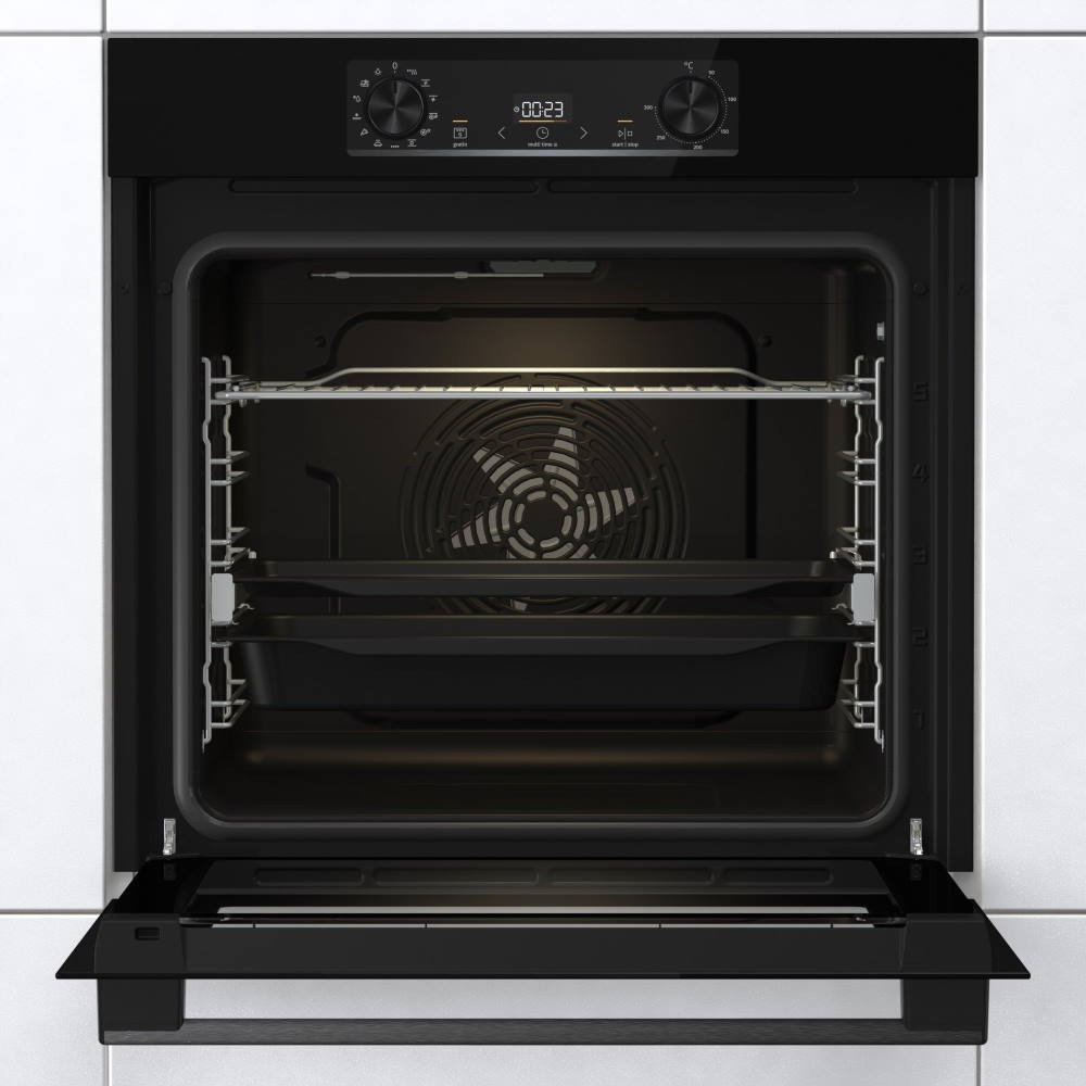 Cuptor electric incorporabil Gorenje BOS6737E13BG / 77 l. / A / Negru photo 2