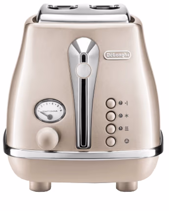 Тостер Delonghi CTOT2103BG, 2 тоста, 900 Вт, Бежевый