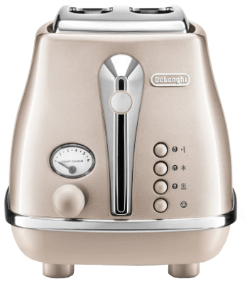 Тостер Delonghi CTOT2103BG, 2 тоста, 900 Вт, Бежевый photo 1