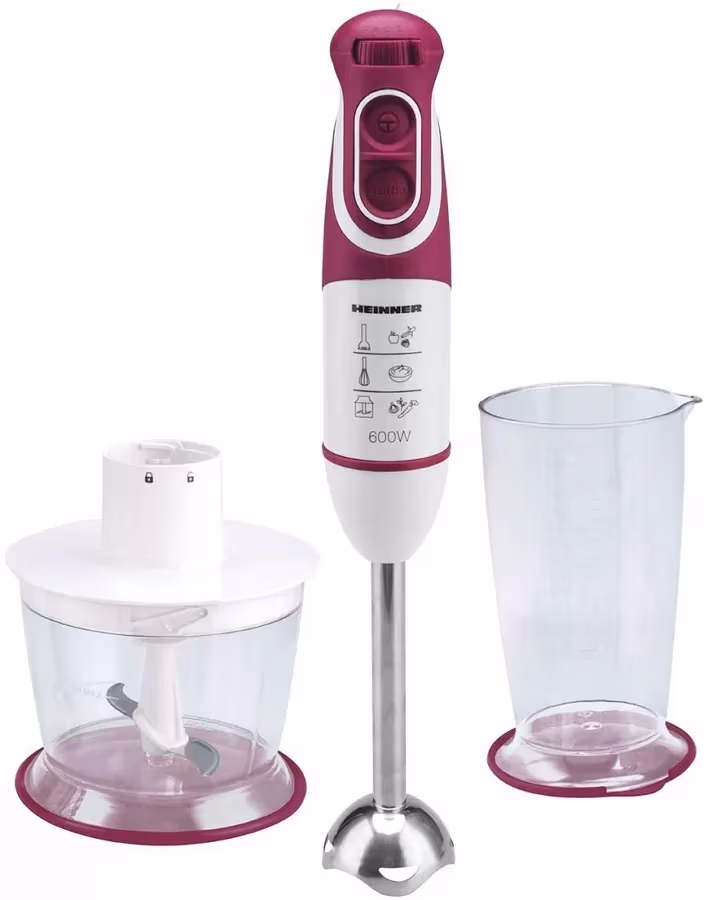 Blender Heinner HB600BG, 700 ml, 600 W, 2 trepte viteza, Roz 