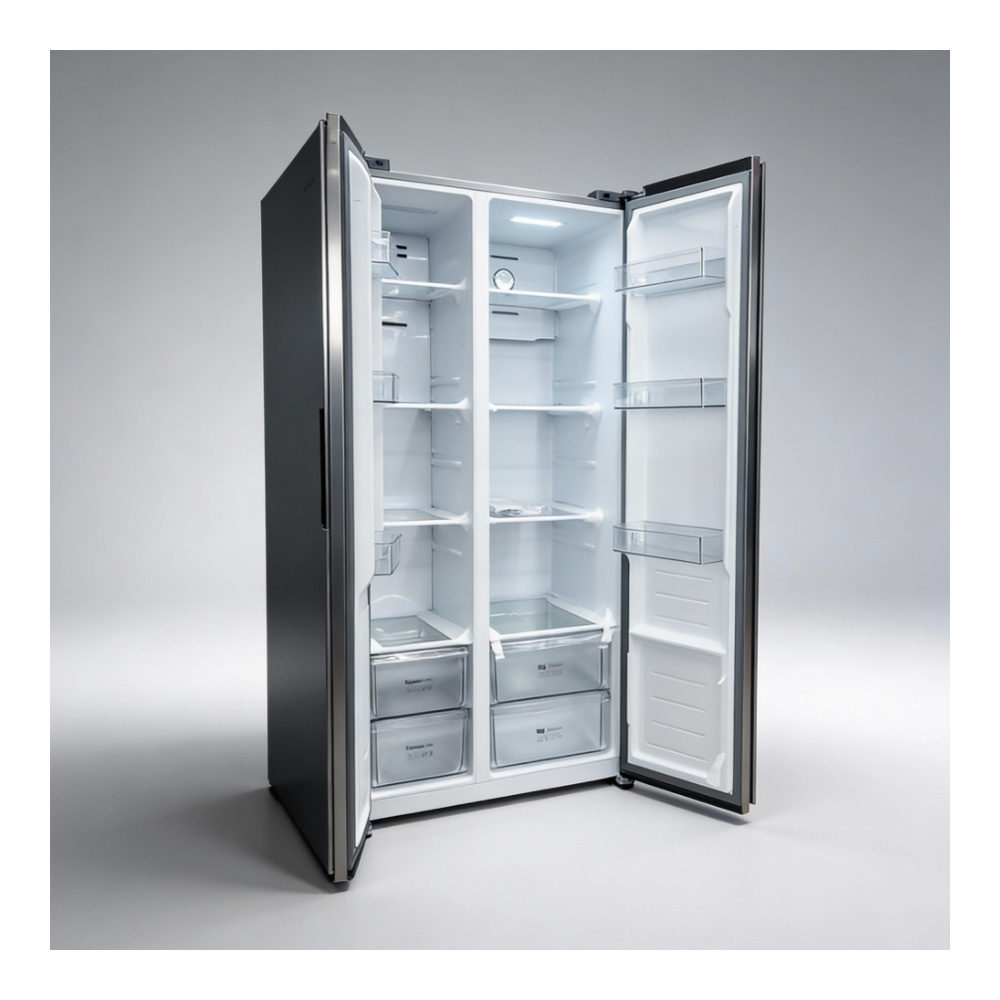 Frigider Side-by-Side Eurolux SBS558WPEBG / 541 l / 177 cm / E / Negru photo 5