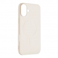 Husa WOO Liquid Silicone Magsafe iPhone 16 Beige thumbnav 1