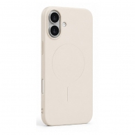 Чехол WOO Liquid Silicone Magsafe iPhone 16 Beige thumbnav 2
