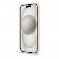 Чехол WOO Liquid Silicone Magsafe iPhone 16 Beige thumbnav 3