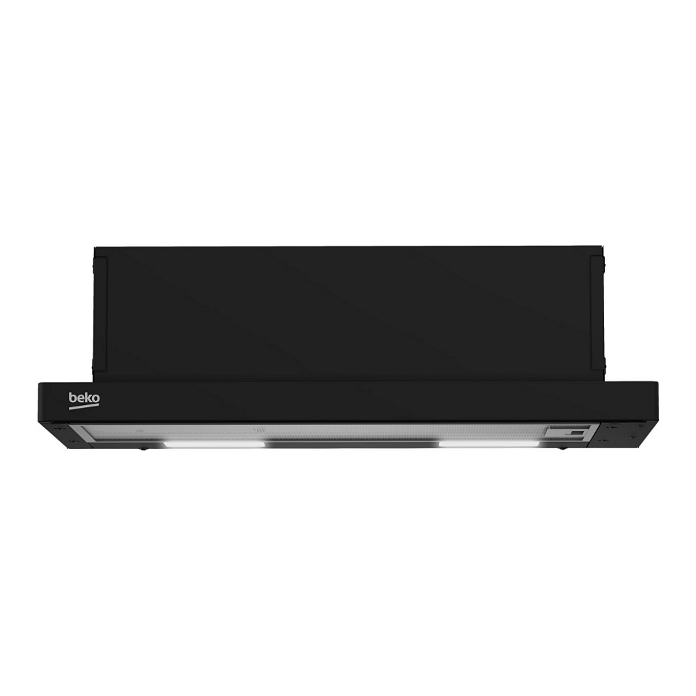 Вытяжка Beko HNT61310BH / Телескопическая / До 12 кв.м / Black photo 1
