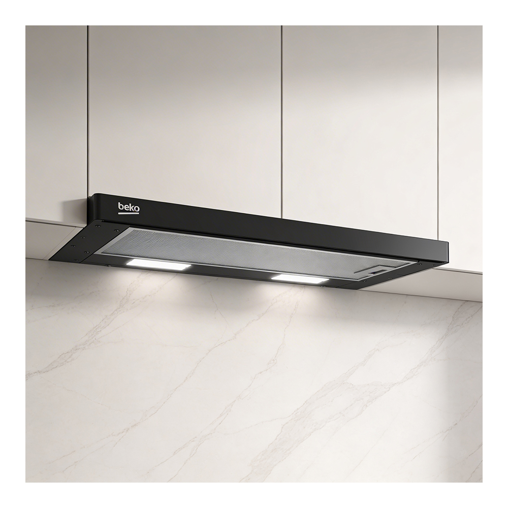 Вытяжка Beko HNT61310BH / Телескопическая / До 12 кв.м / Black photo 6