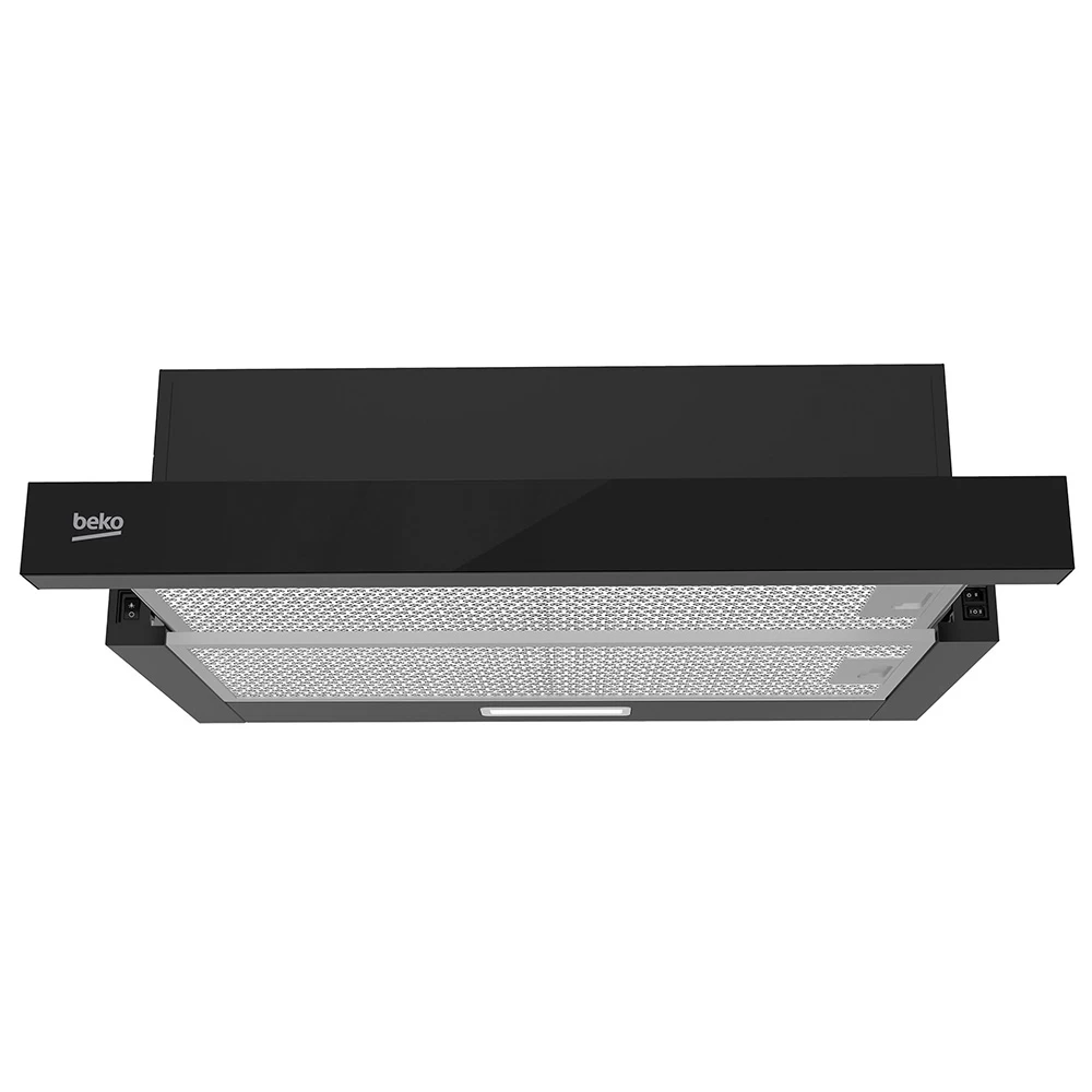 Hota Beko HNT63322B, Da motoare, 320  m3/h, 59.5 cm, Negru