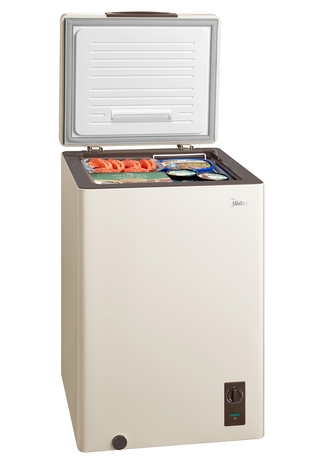 Морозильный ларь Midea LF 100 BJ, 99 л, 85 см, A+, Бежевый photo 2