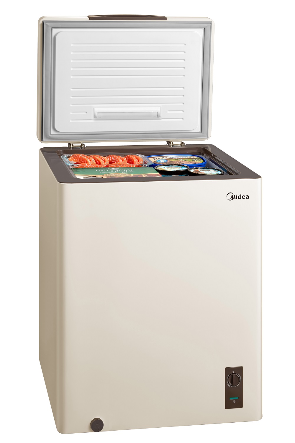 Морозильный ларь Midea LF 143 BJ, 142 л, 85 см, A+, Бежевый photo 5