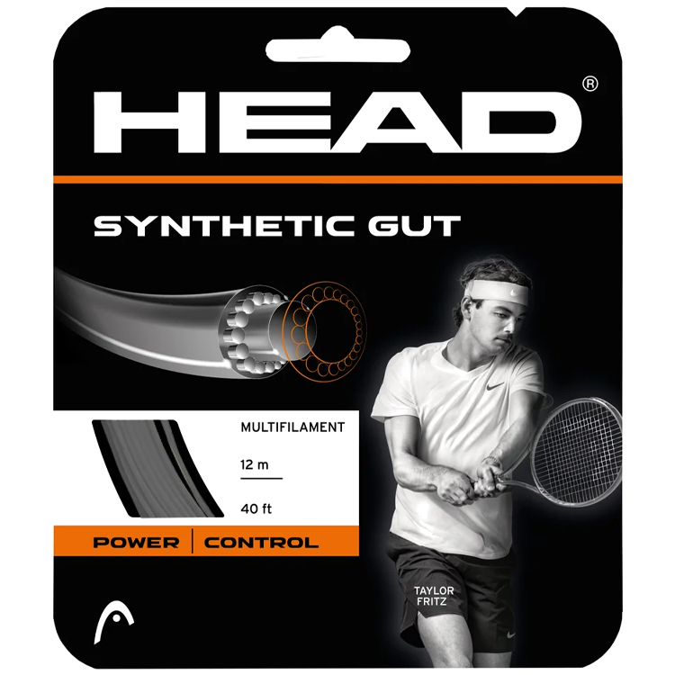 Струны теннисные HEAD SYNTETIC GUT 17 BK photo Струны теннисные HEAD SYNTETIC GUT 17 BK photo