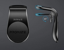 Автомобильный держатель для смартфона Promate AIRGRIP-3 Black thumbnav 3