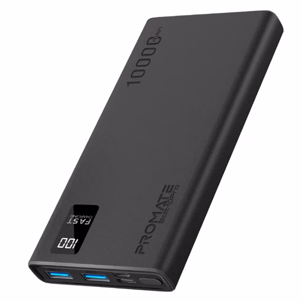 Внешний аккумулятор Promate BOLT-10 Pro Black 