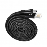 Cablu USB-A - USB Type-C Promate Coiline-C Black thumbnav 3