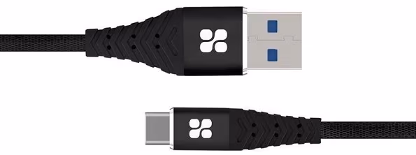 Кабель USB-A - USB Type-C Promate AISNERVELINKCBK