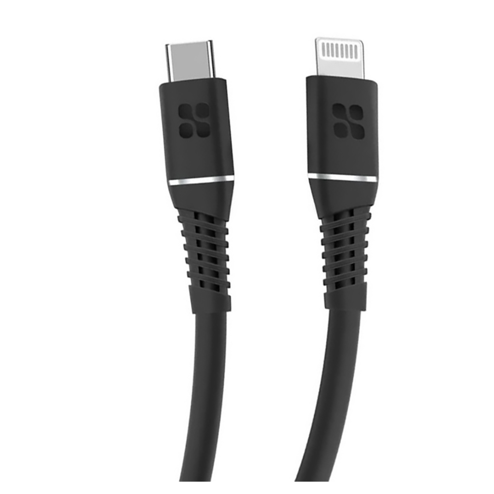 Кабель USB Type-C - Lightning Promate AISPOWERLINECI120BK 1.2 /1.2м /Черный photo 1