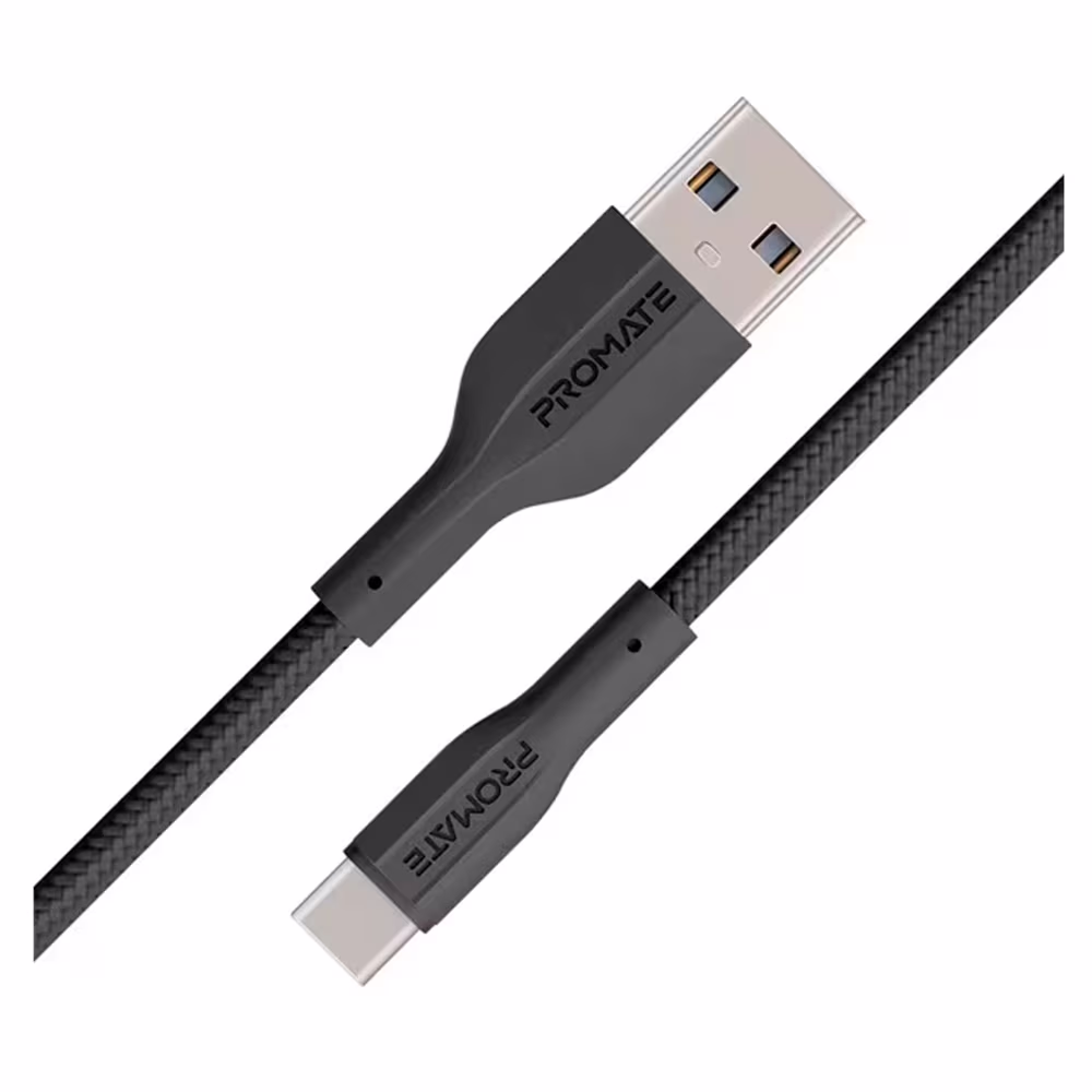 Cablu USB-A - USB Type-C Promate AISXCORDACBK 