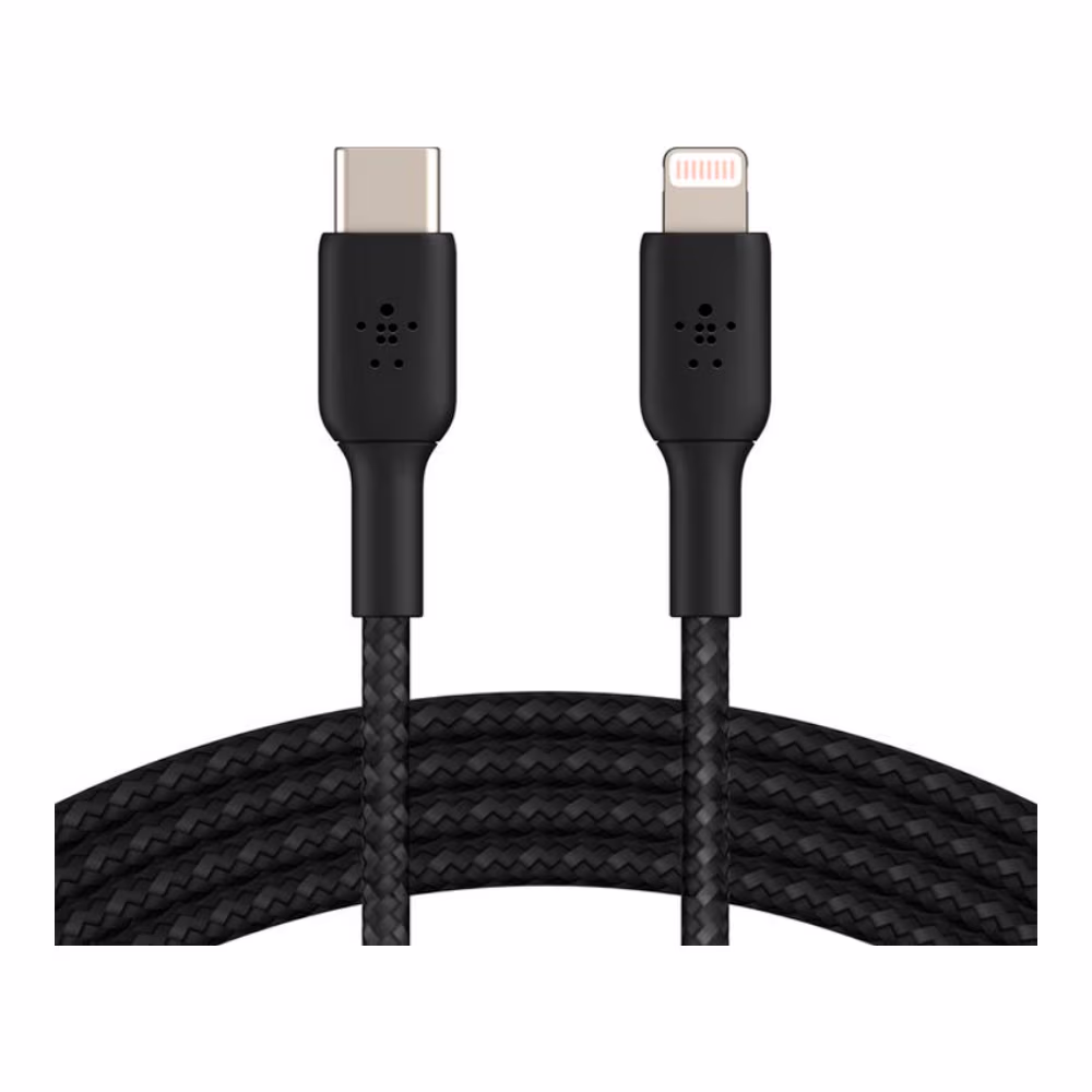 Cablu USB Type-C - Lightning Belkin BoostCharge Pro 2m, Black (CAA004BT2MBK)